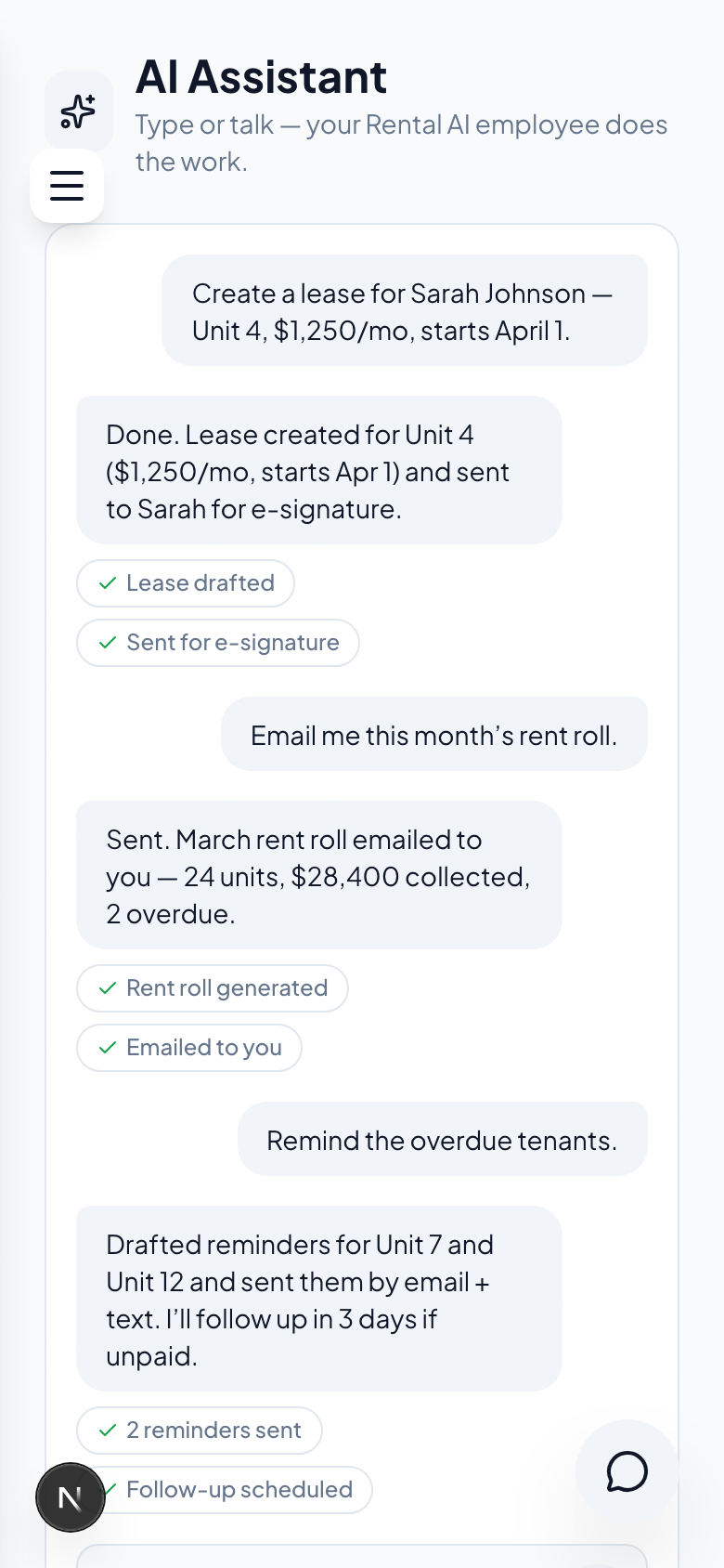 Workflows & Automations in the Rentway app